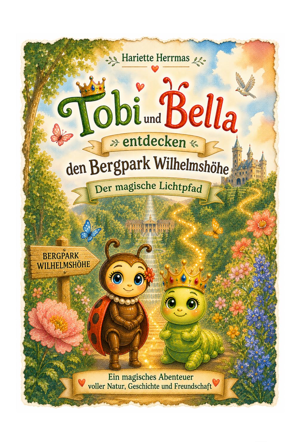 Tobi und Bella entdecken den Bergpark Wilhelmshöhe: Eine magische Kinderreise voller Wunder, Freundschaft und kleiner Lichtpfade