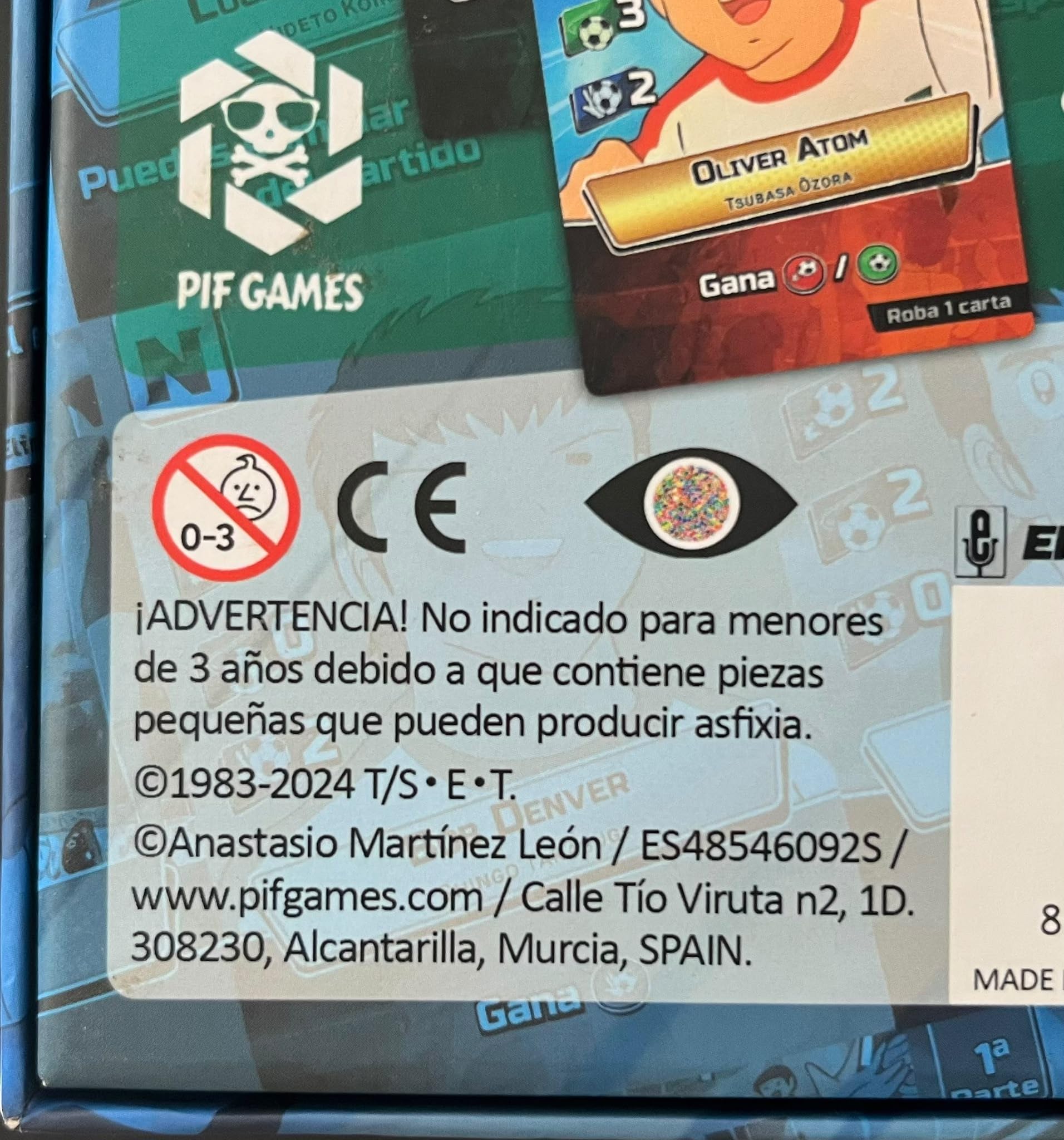 Juego de Cartas Campeones Oliver y Benji | Duelo New Team vs Toho | Juego de Fútbol para Niños +10 Años y Fans Retro | Regalo Ideal con Dados, Cartas Especiales y Marcador de Partidos