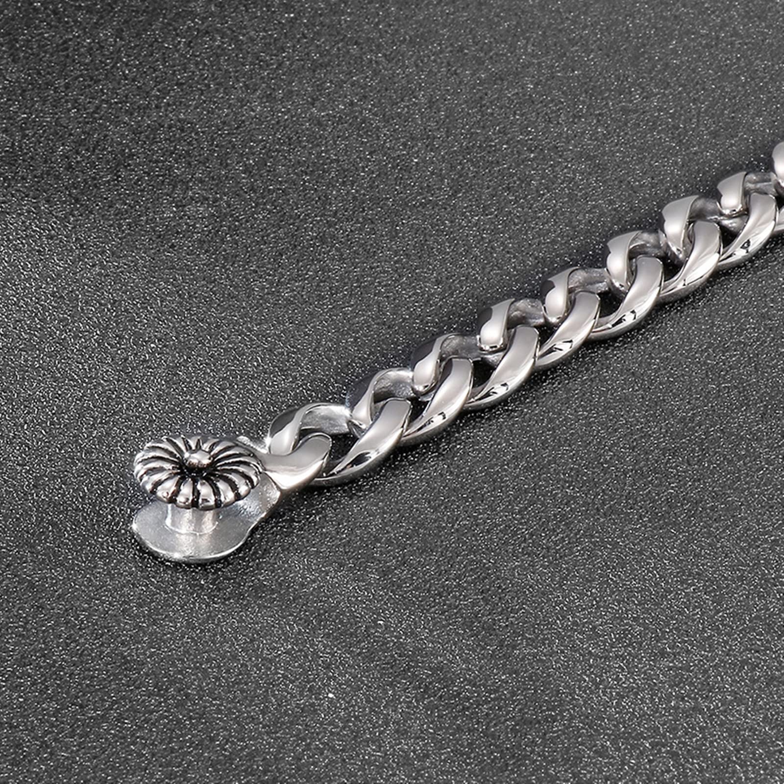 Pulsera Igualdad, Hebilla Anilla Hebilla Caracol Trenzada Pulseras Mejores Amigas Plata Regalo para el cumpleaños de San Valentin 200x13mm
