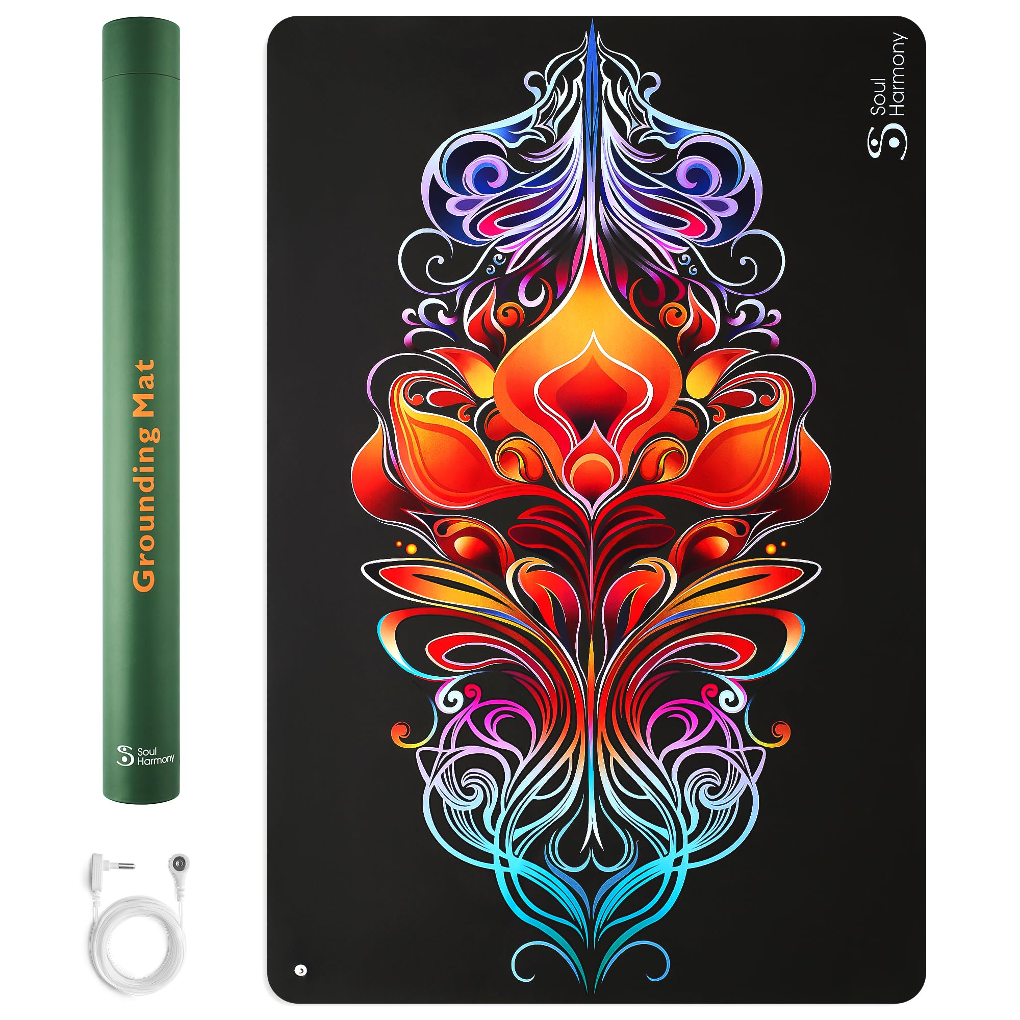 Earthing Mat 23.6"x35.4" - Colored Grounding Pad for Feet