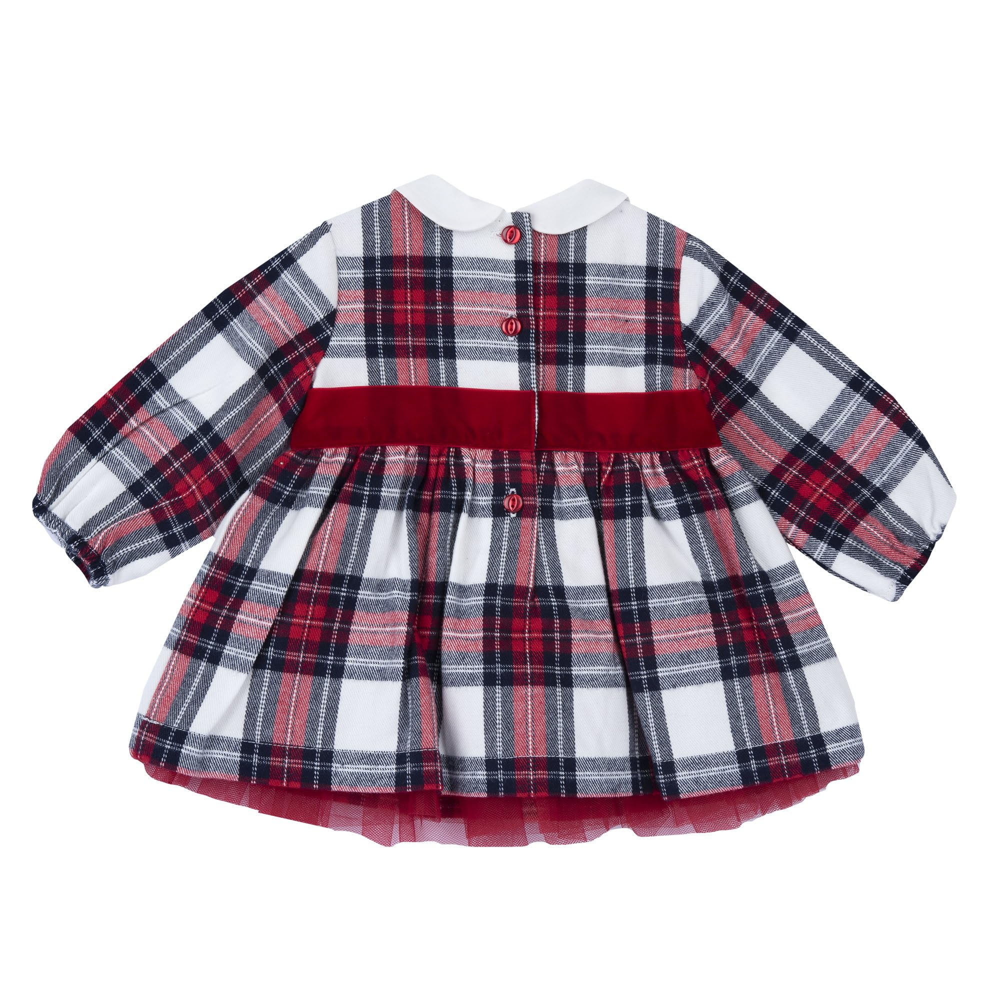 Chicco, Vestito Natale Neonata e Bambina, con Comoda Apertura sulla Schiena, in Caldo e Morbido Tessuto, Lavabile in Lavatrice, Abbigliamento Neonata e Bambina, Idea Regalo Bambina, Designed in Italy