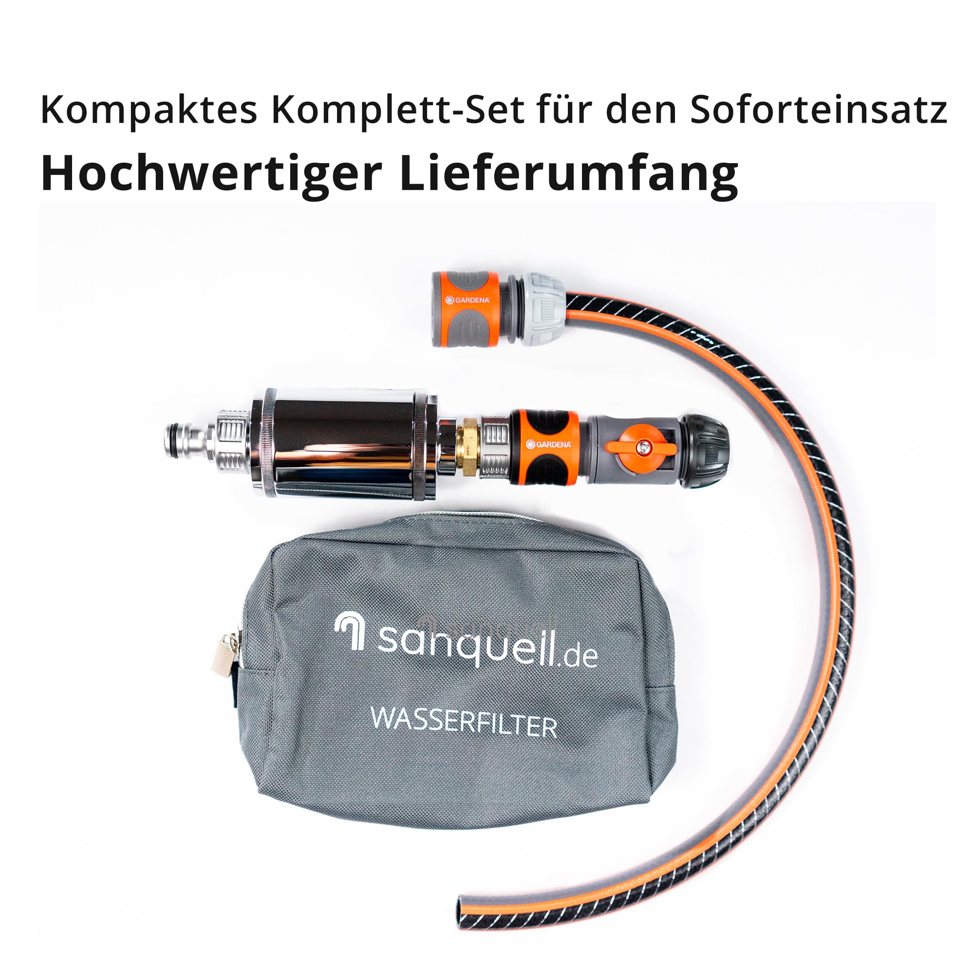 Filtro dell'acqua da campeggio, camper, roulotte Explorer, barriera germinale, tecnologia medica, acqua potabile pulita in viaggio, filtro di riempimento per serbatoio di acqua dolce, set completo,
