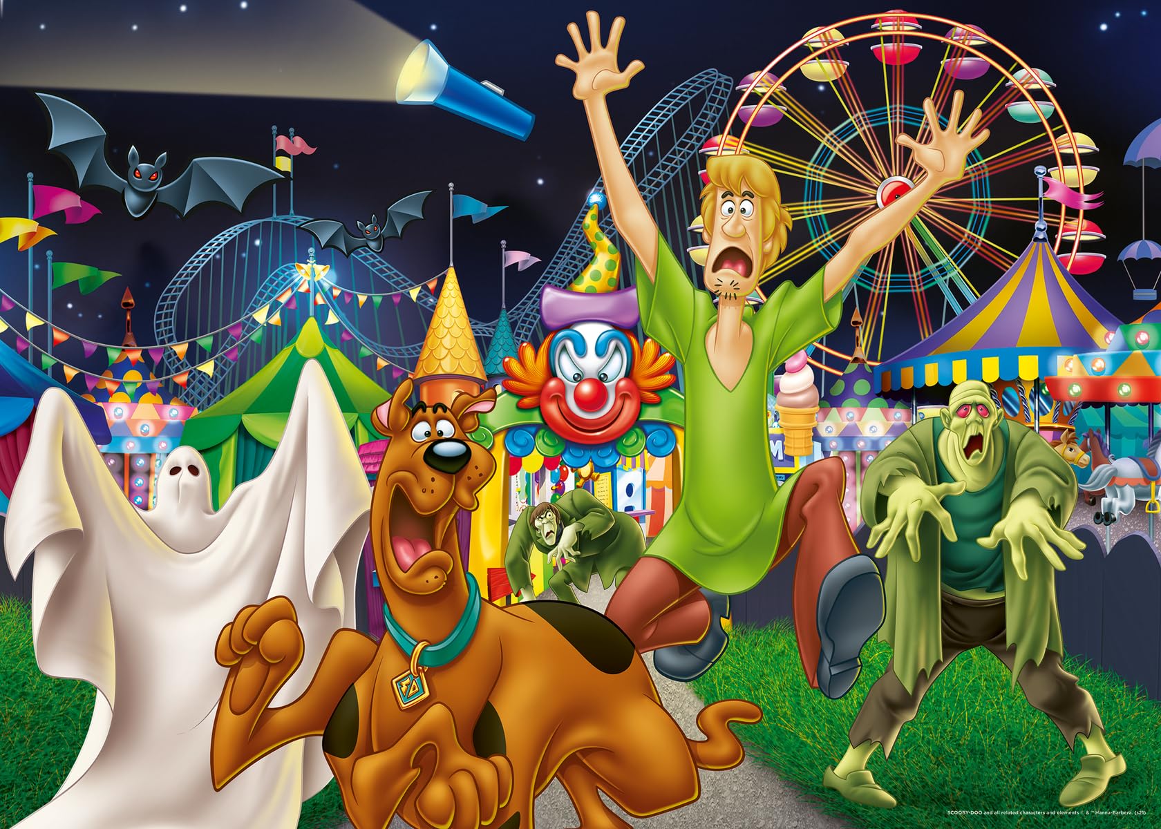 Ravensburger at Scooby Doo 60 Piece Giant Floor Puzzle for Kids - Every Piece is Unique, Pieces Fit Together Perfectly