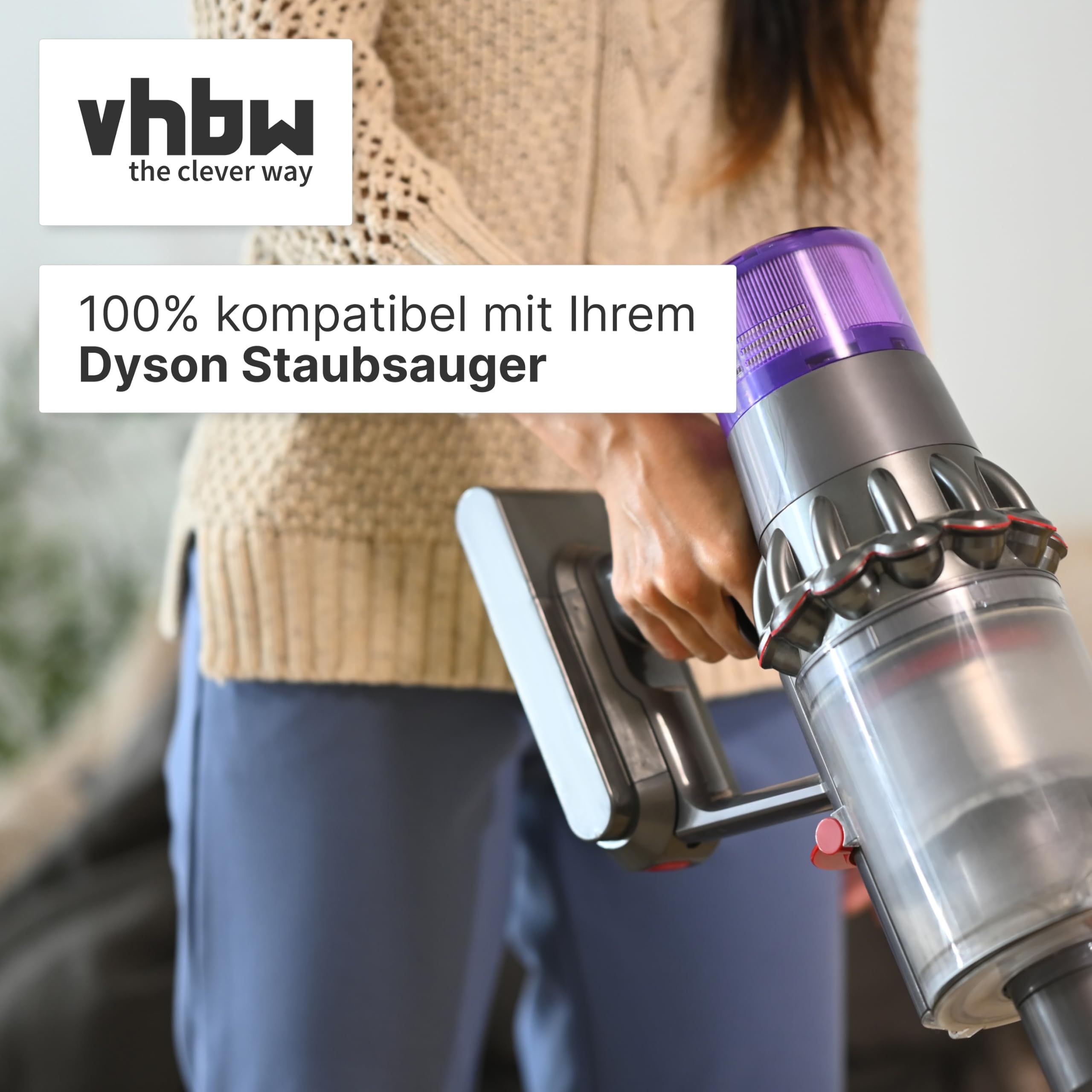 Akumulator kompatybilny z odkurzaczem Dyson Absolute, DC58, DC61, DC62, DC62 Animal, DC72 Home Cleaner robot domowy (2500 mAh, 21,6 V, litowo-jonowy)