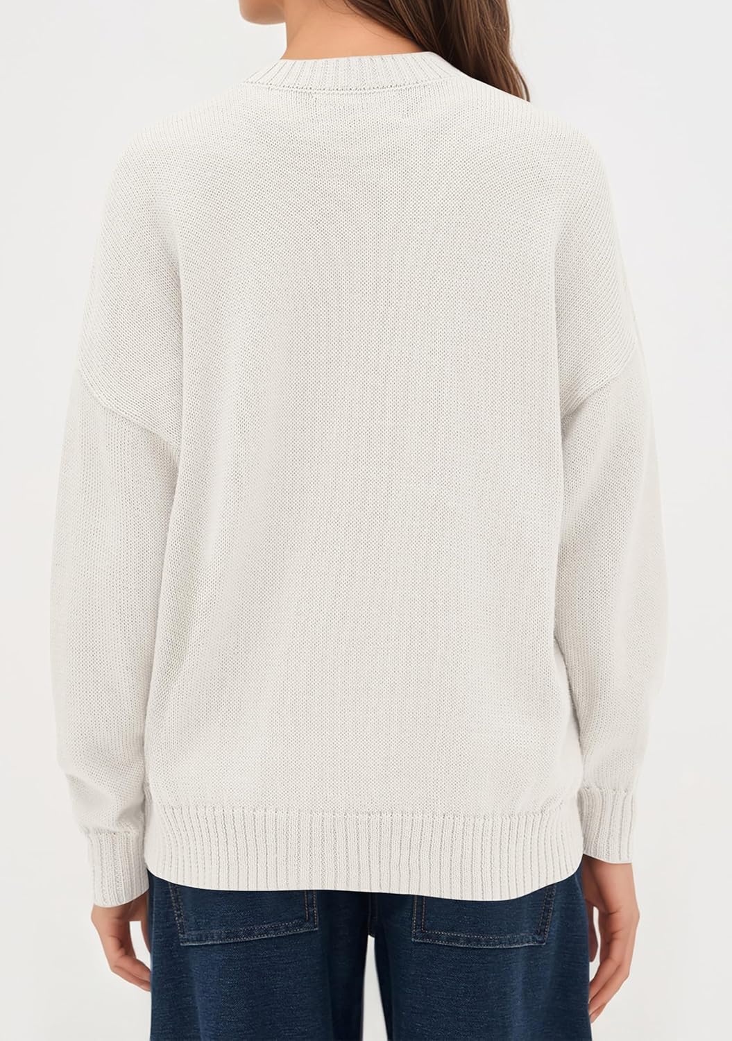 Crew Neck Horse Sweater for Women Y2k Long Sleeve Sweaters Oversized Graphic Knit Pullover Fall Winter Sweater - Image 4