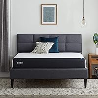 Vista 1 de Lucid 8 Inch Memory Foam Mattress - Medium Firm Feel - Infused with Refreshing Bamboo Charcoal and Cooling Gel - Bed in a Box - Temperature