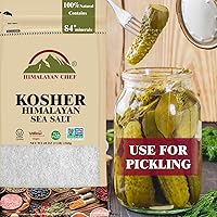Vista 4 de Himalayan Chef - Sal marina Kosher de Himalaya, sal Kosher de grano fino, reemplazo para sal de mesa, sin yodo, sin refinar, sin OMG, 100% natural