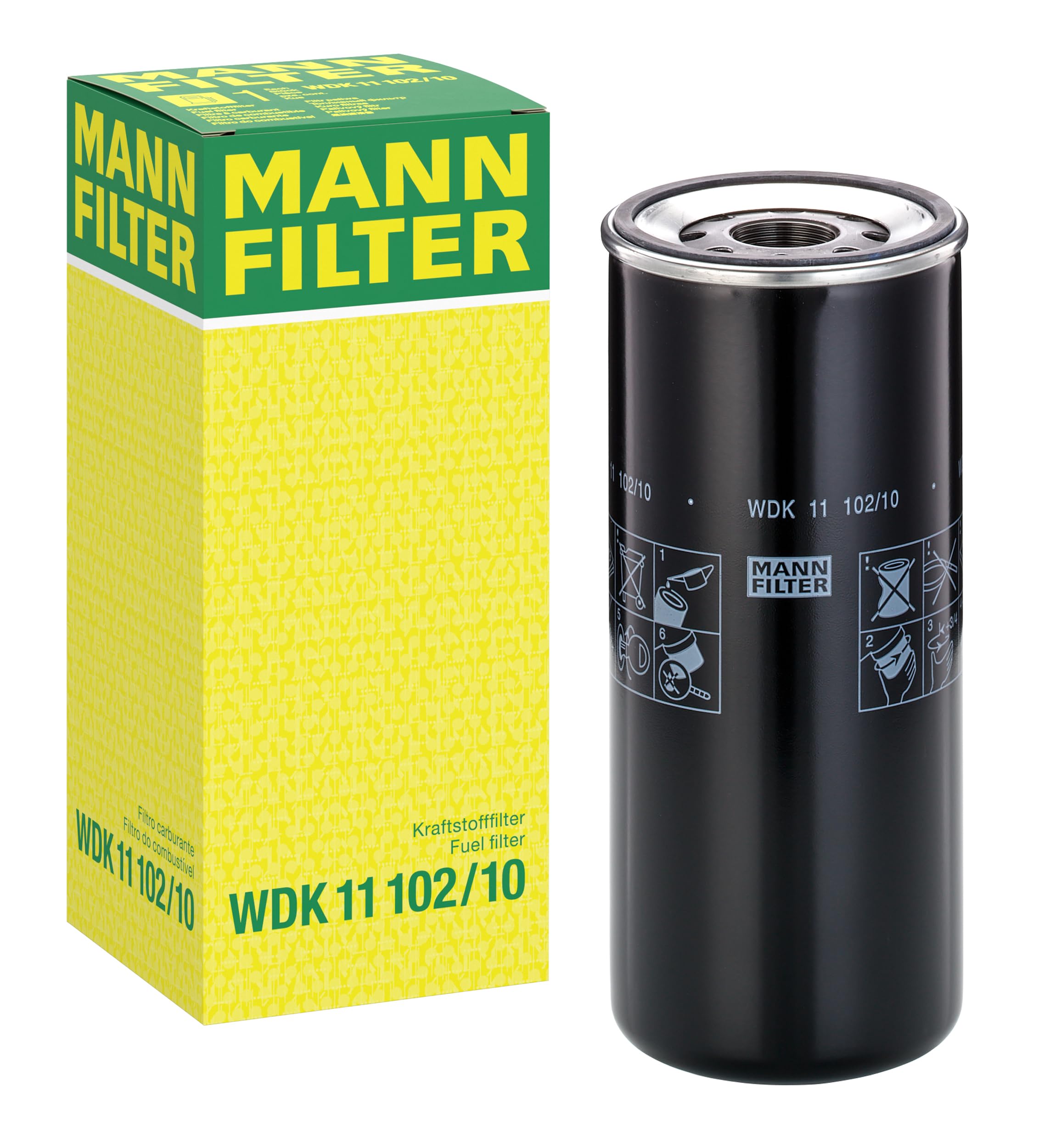MANN-FILTER WDK 11 102/10 Fuel Filter - for Off-Highway Applications