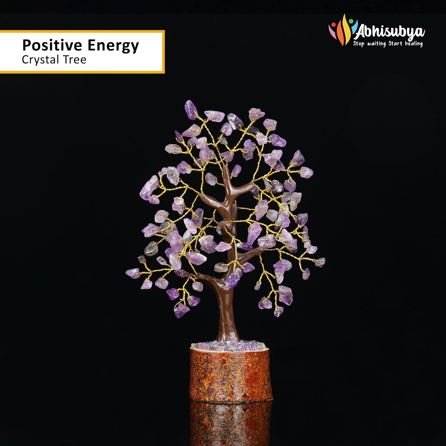 Amethyst Tree of Life - Crystal Tree - Office Decor, Spiritual Gifts for Women - Purple Amethyst - Image 6