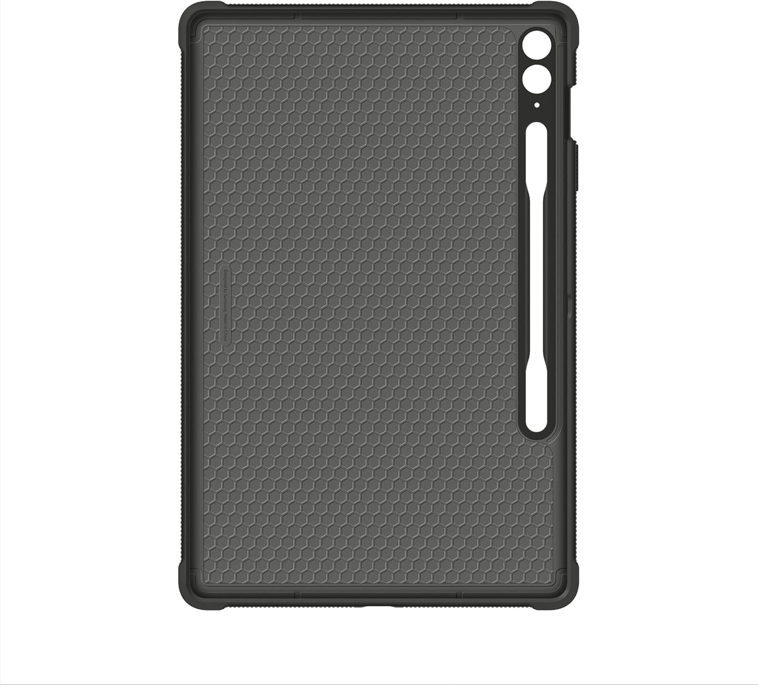 SAMSUNG Galaxy Tab S9 FE+ Outdoor Cover, Rugged Tablet Protector and Carry Case, Military Grade Protection, Built-in Kickstand, S Pen Holder, US Version, Black