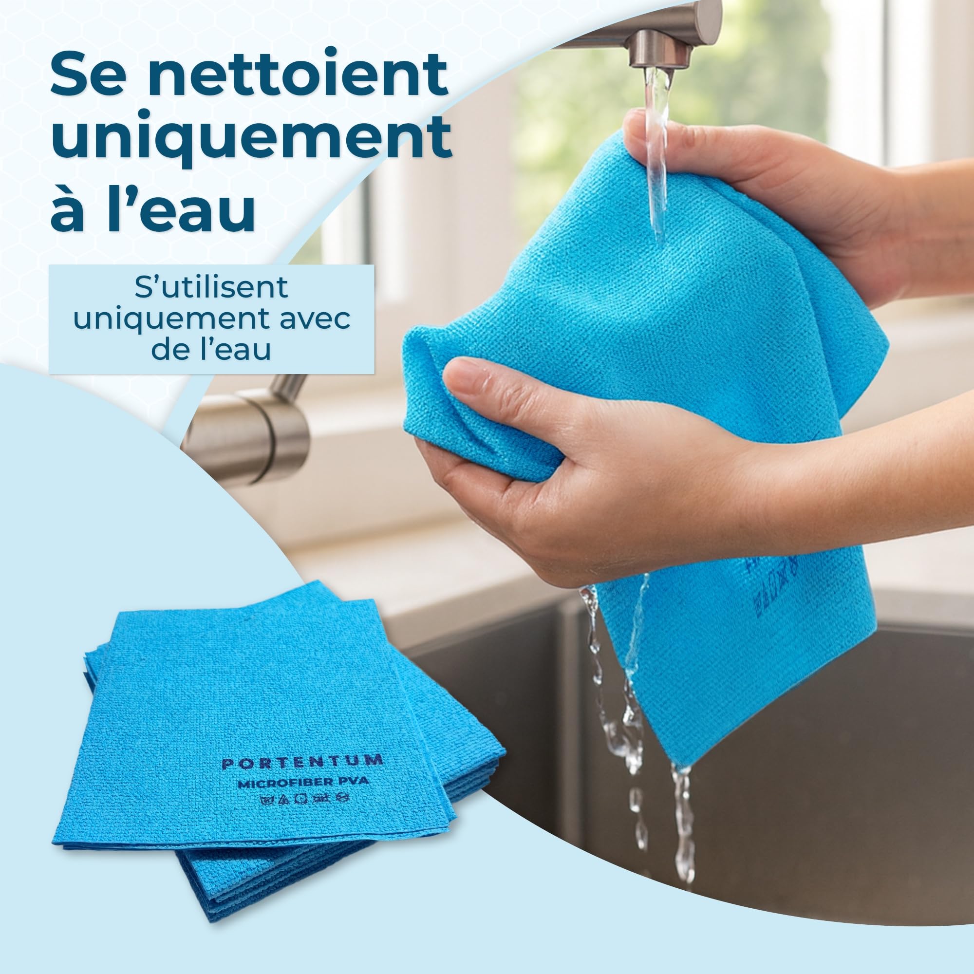 12 Chiffons De Nettoyage En Microfibres - Qualité Premium - Noir - 30 X 30 Cm 90133625