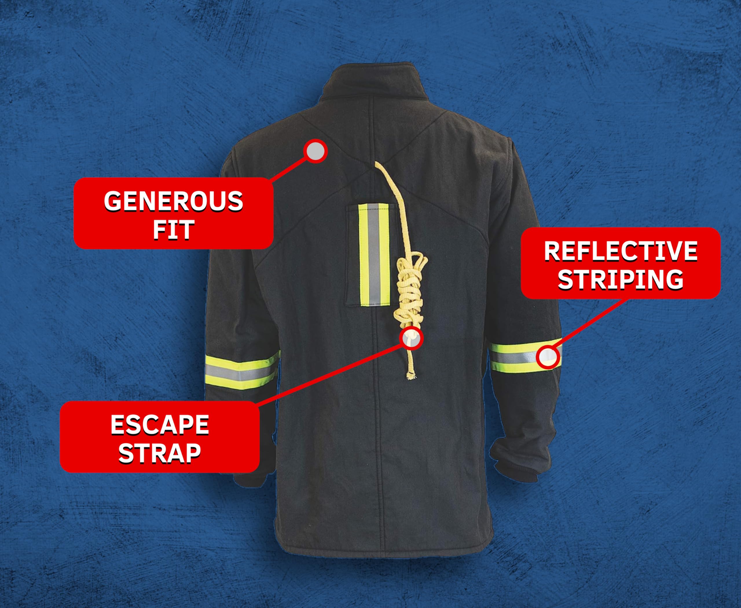 Hazmat Suit OBERON Arc Flash Suit Kit 40 Cal Protection (Hood