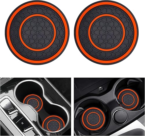 Miniatura 8 de 2 posavasos para automóvil, posavasos para automóvil, posavasos universales de 2.75 pulgadas, antideslizantes, antipolvo, adecuados para la mayoría
