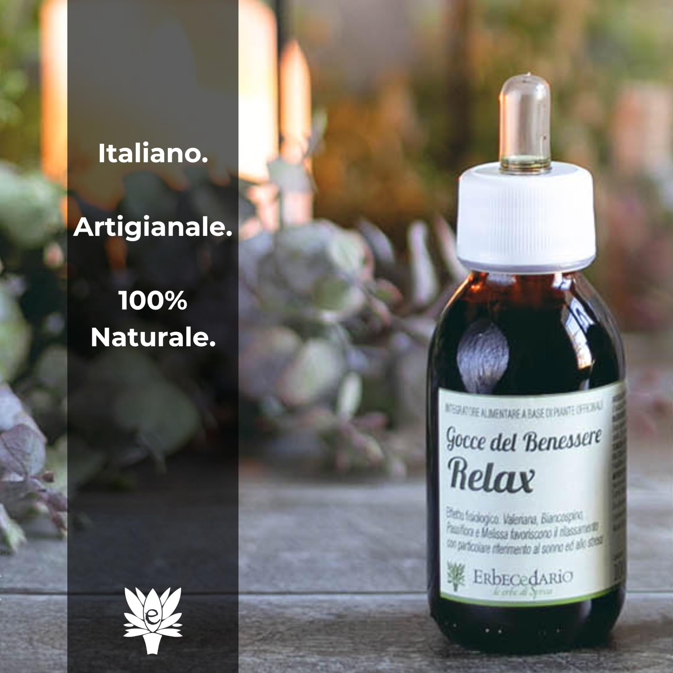 Gocce Del Benessere Relax con Valeriana e Biancospino, Integratore per dormire meglio Calmante e Rilassante, Gocce per dormire contro Agitazione, Nervosismo e Stress - Flacone 100ml