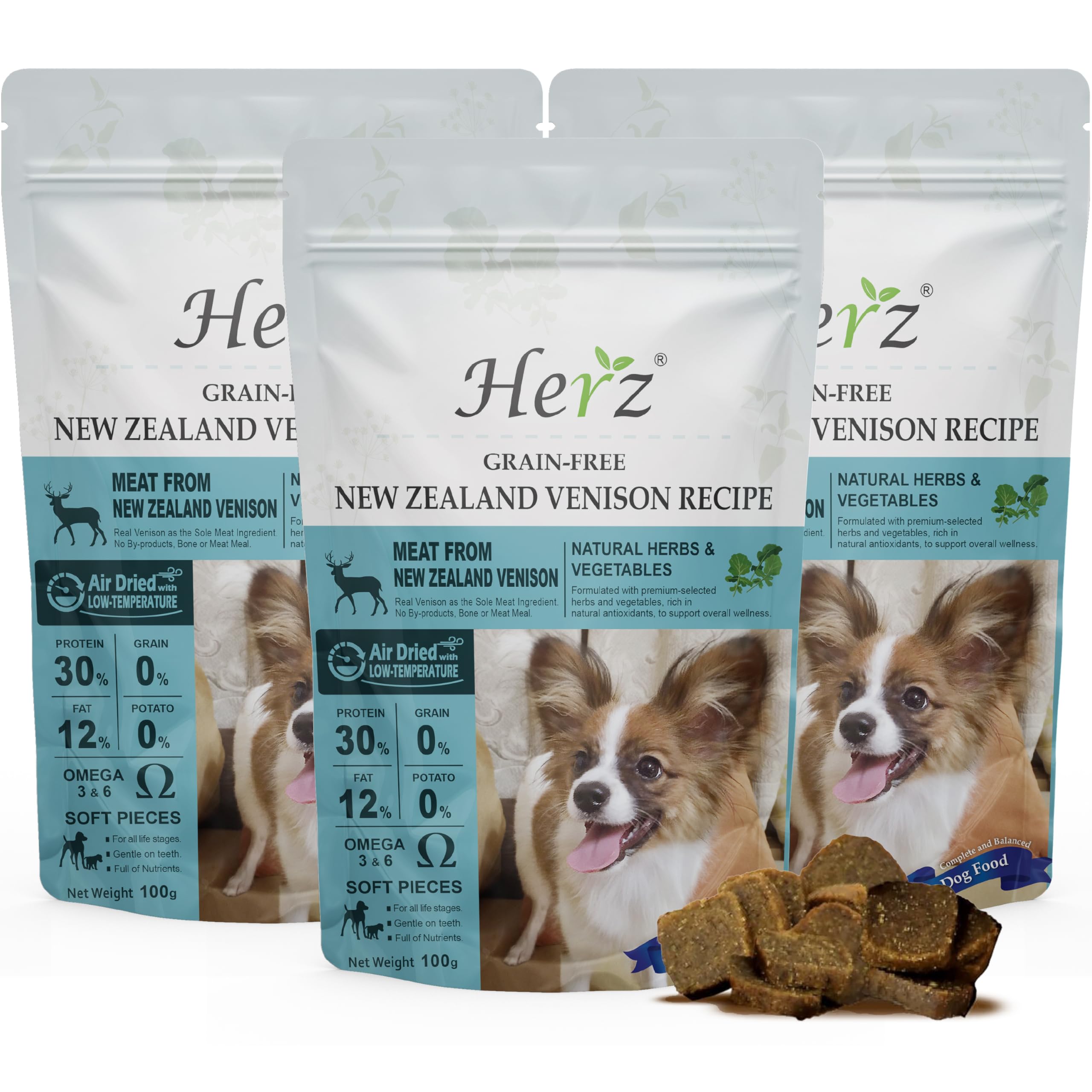 Amazon.co.jp: Herz エアドライ ドッグフード - ベニソンレシピ (Pack