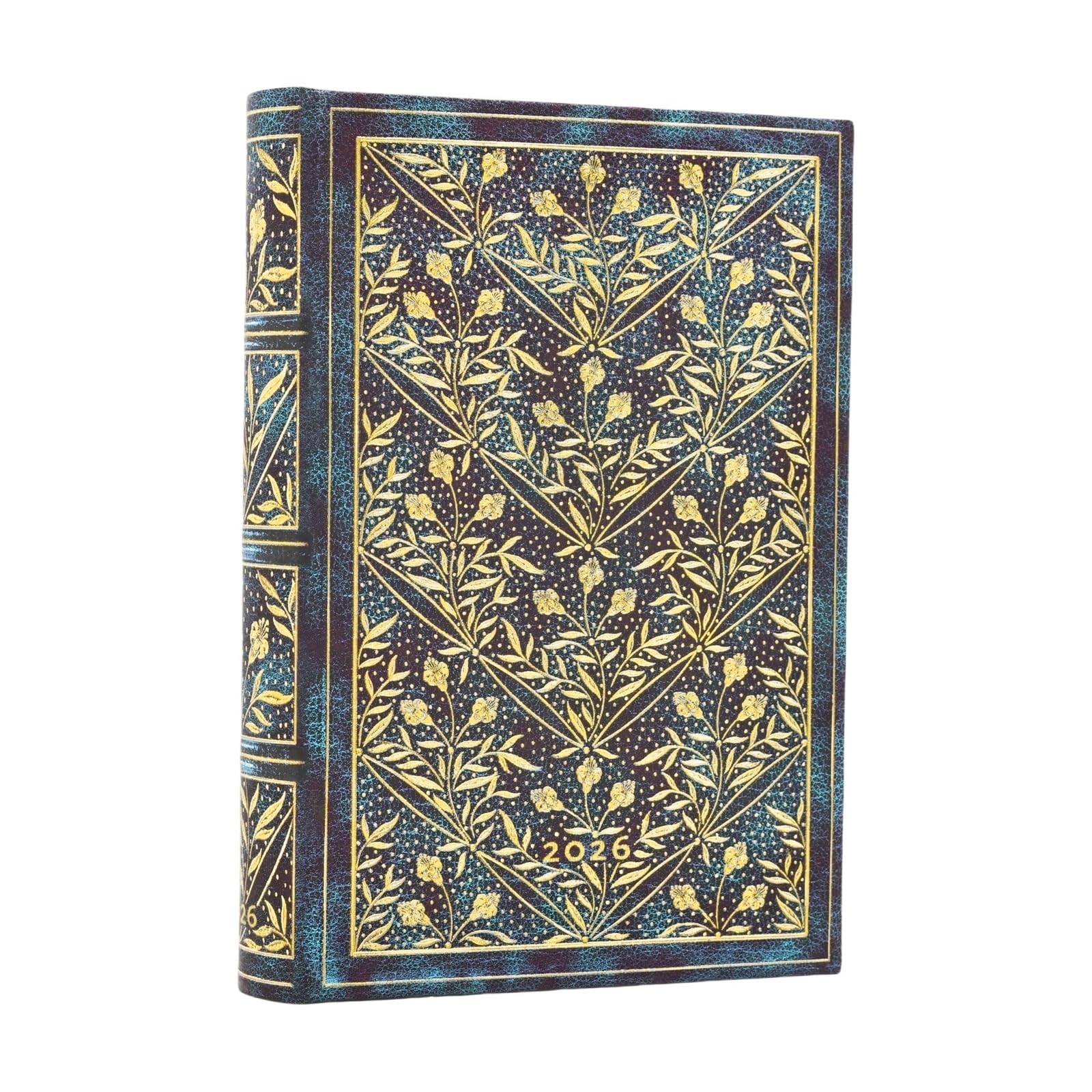 2026 Wildflower Song Mini 12-month Day-at-a-Time Hardcover Flexi Dayplanner 2026 (Elastic Band Closure)