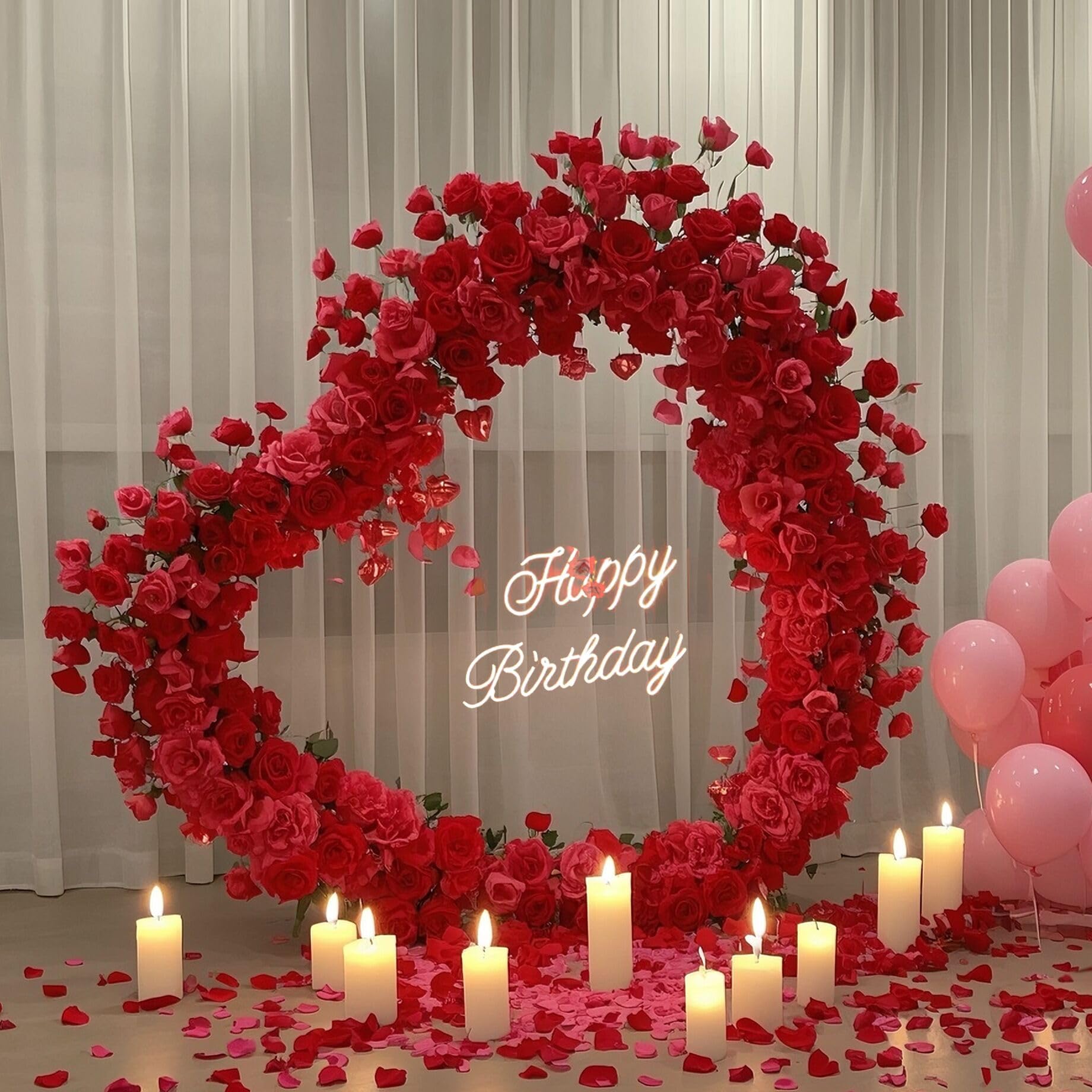 Schräges herzförmiges Ballonbogen Ständer aus goldem Metall Ballonbogen Frame mit Sockel für Hochzeiten, Geburtstage, Partys Foto-Hintergrund Dekorationen