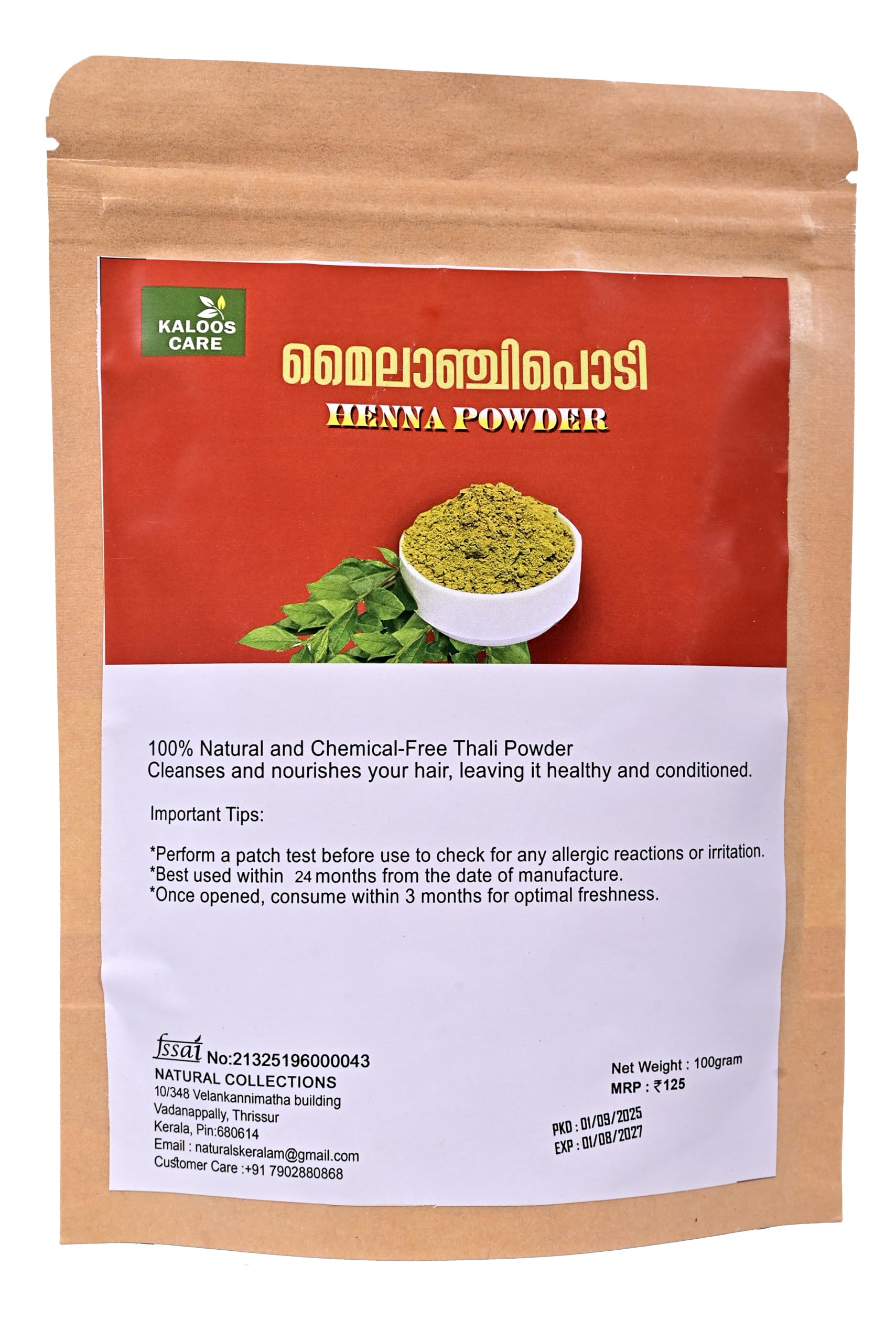 KALOOS CARE Herbal Henna Powder 100gm-picture-10