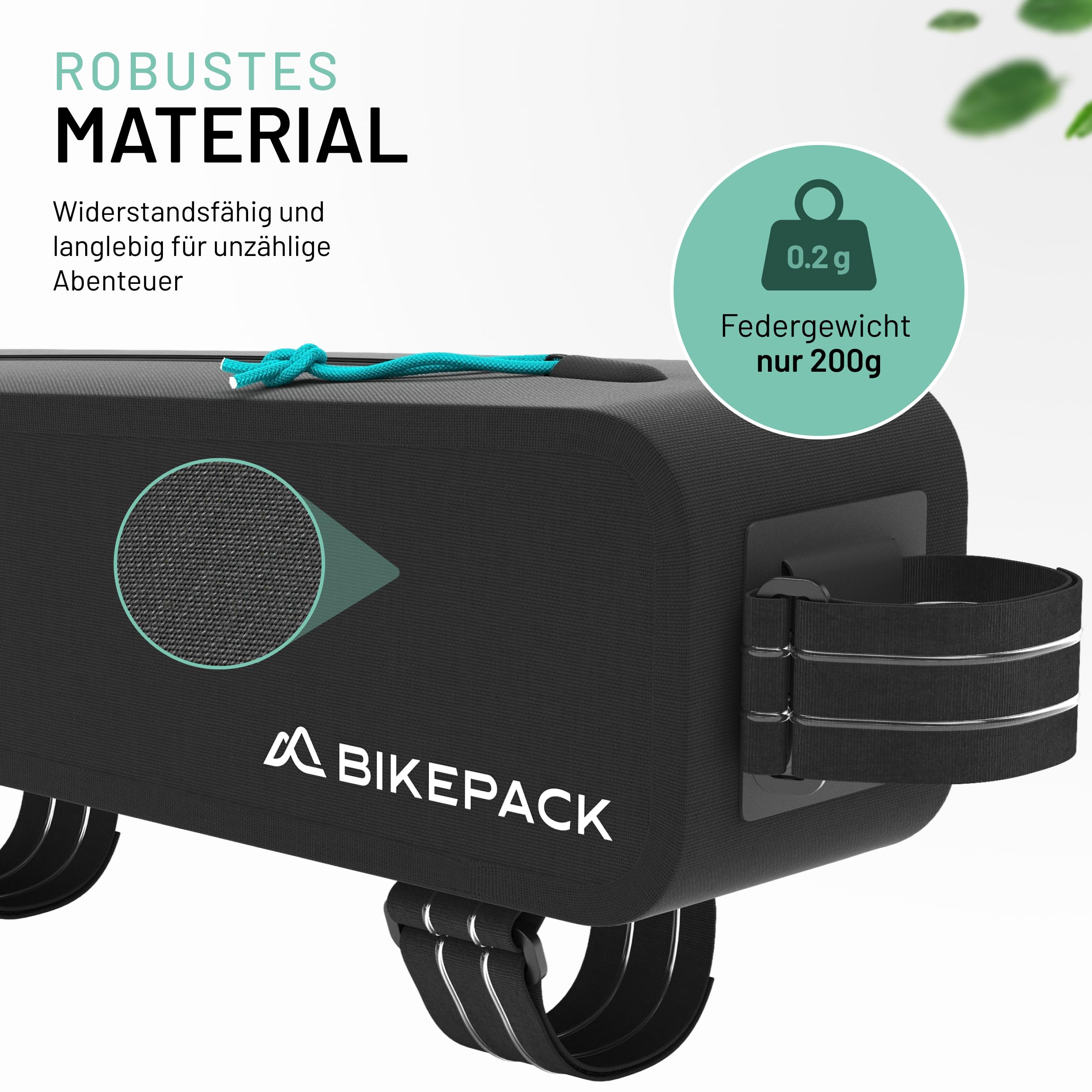 BIKEPACK Oberrohrtasche Fahrrad - Rahmentasche Bikepacking Rennrad Zubehör