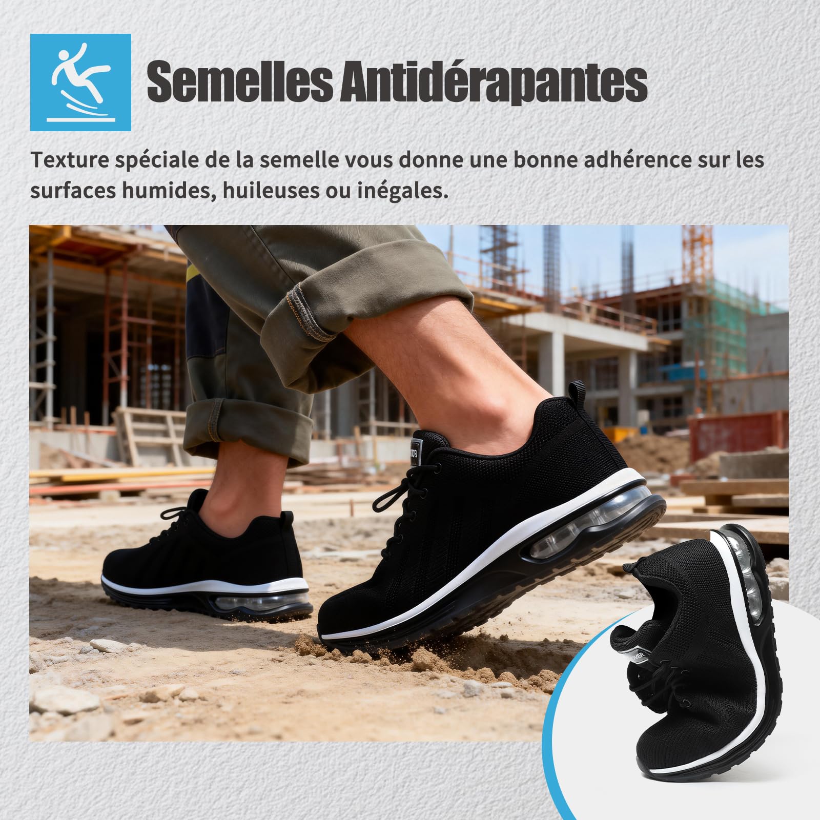 Hombre Mujer Zapatillas Deporte Zapatos Caminar Transpirable Antideslizante Ligero Calzado Comodo