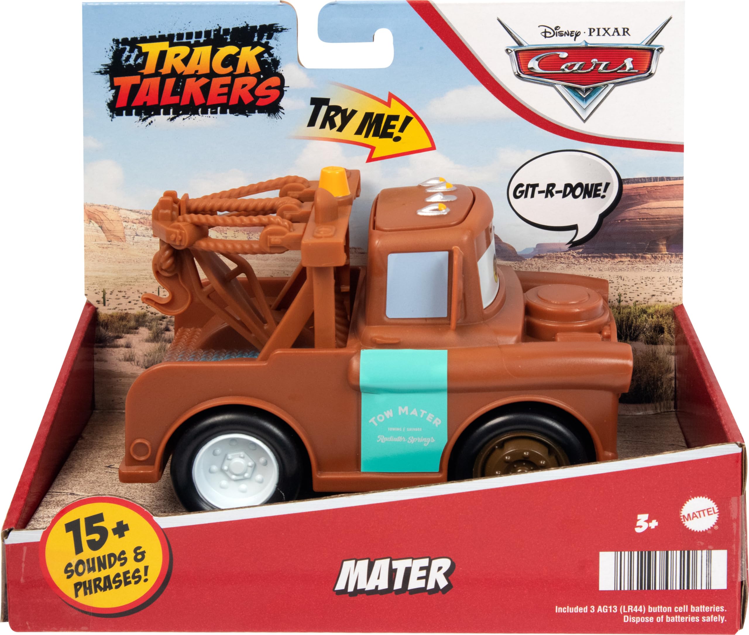 Mattel Disney e Pixar Cars Track Talkers - Auto giocattolo da collezione, 14 cm