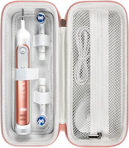 Vista 49 de Funda de viaje para cepillo de dientes compatible con Oral-B Pro 1000, 2000, 3000, 3500, 1500/ para cepillo de dientes eléctrico Philips Sonicare