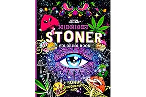 MIDNIGHT STONER Coloring Book: Stoner's Perfect Gift!