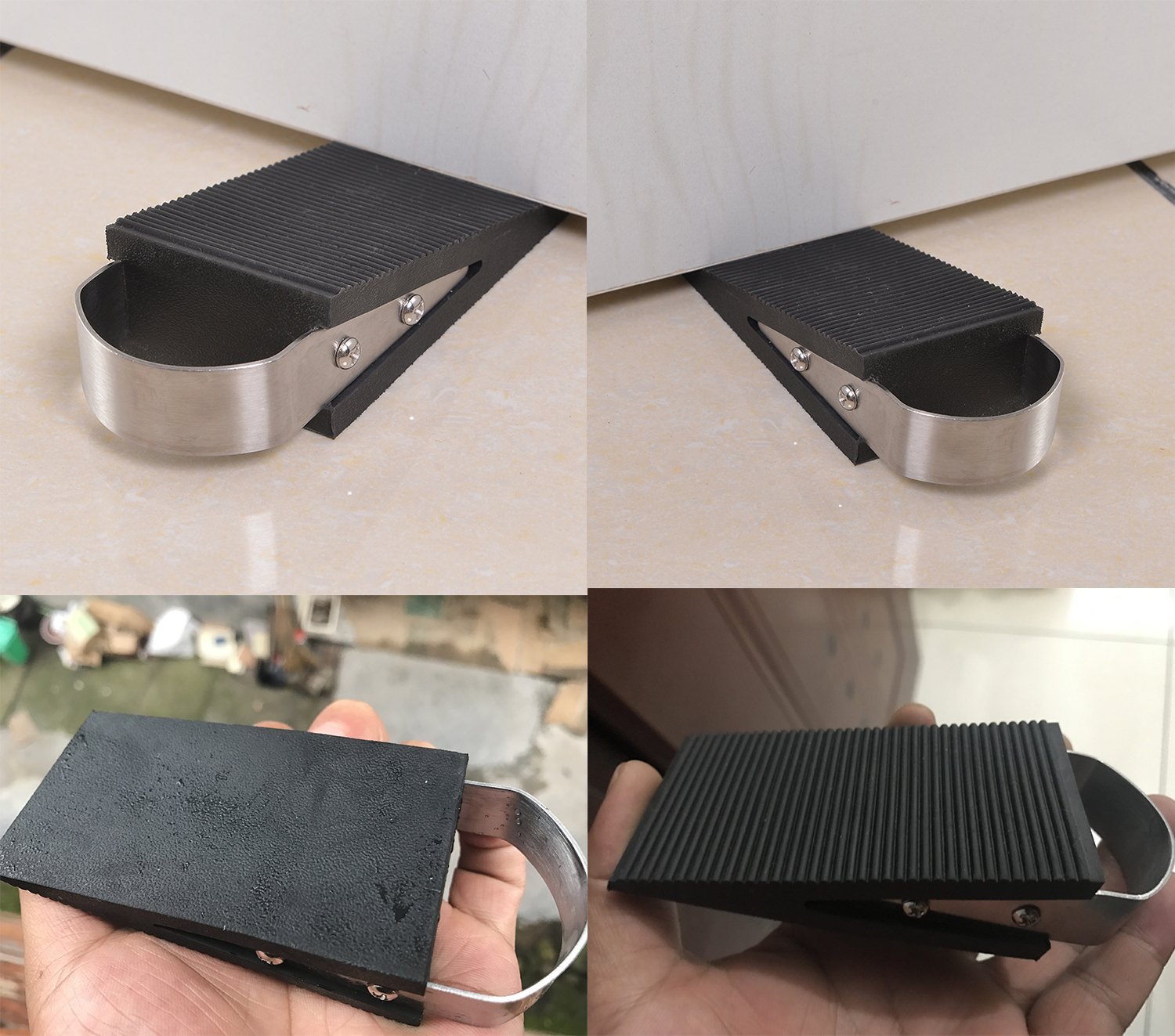 Tappeto Vinile Deblon In PVC Antiscivolo E Resistente, Per Interni Ed Esterni Marronescuro 80x150cm 86506936 - Foto 2