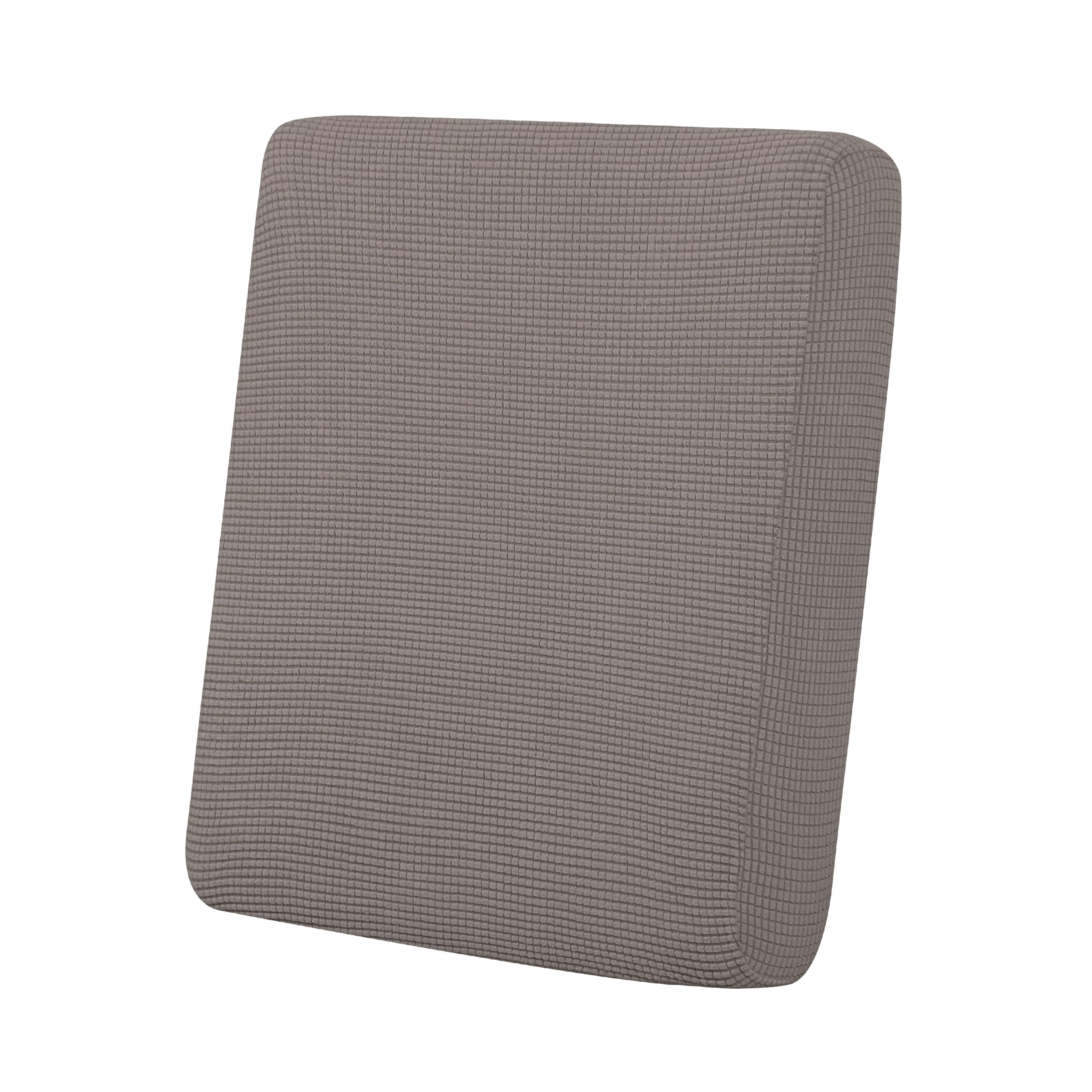 Easy-Going Stretch Cushion Cover Sofa Cushion Furniture Protector Sofa Seat Sofa slipcover Sofa Cover Soft Flexibility with Elastic Bottom(Chiar Cushion,Taupe)