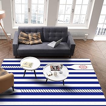ラグ・カーペット the Apartment blue Lottery Rug Original Amazon.com: Restoration and Renovation Antelope Cheetah Blue