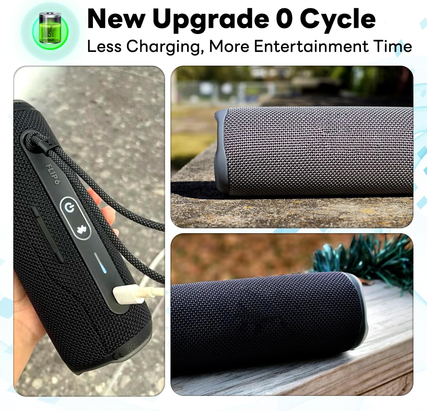 8500mAh Replacement Battery for JBL Flip 6, Part No: GSP-1S2P-F6D, 2025 Upgrade High Capacity 3.7V Battery for Flip 6 Bluetooth Speaker - Image 7