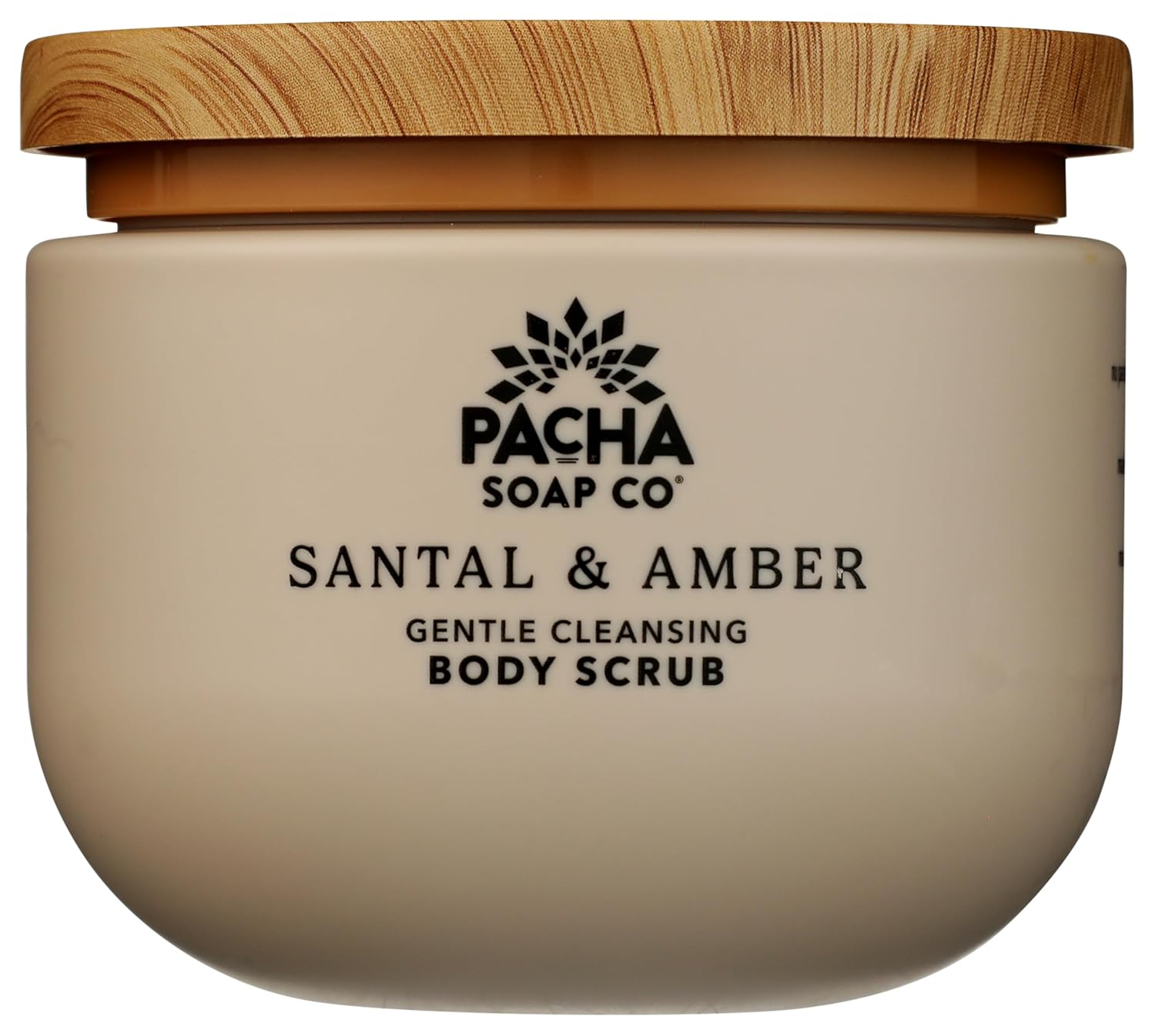 PACHA SOAP Santal & Amber Body Scrub, 15 OZ
