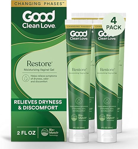 Miniatura 9 de Good Clean Love Restore - Gel vaginal hidratante, hidratante vaginal equilibrado con pH, cuidado femenino a base de agua con aloe vera y ácido