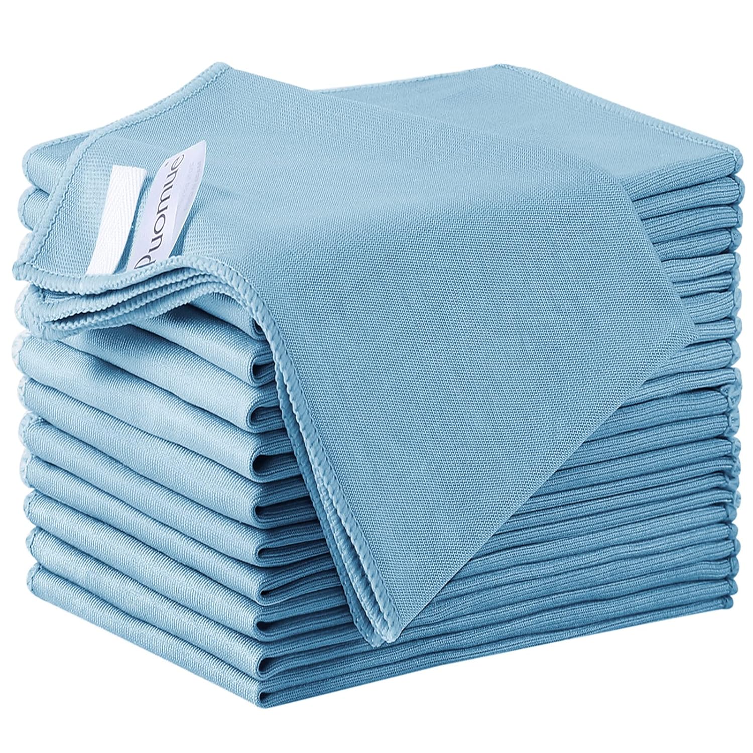 12 Pack Microfiber Glass Cleaning Cloth 12 Inch X 16 Inch Lint Free Quickly Clean Windows Mirrors Glasses