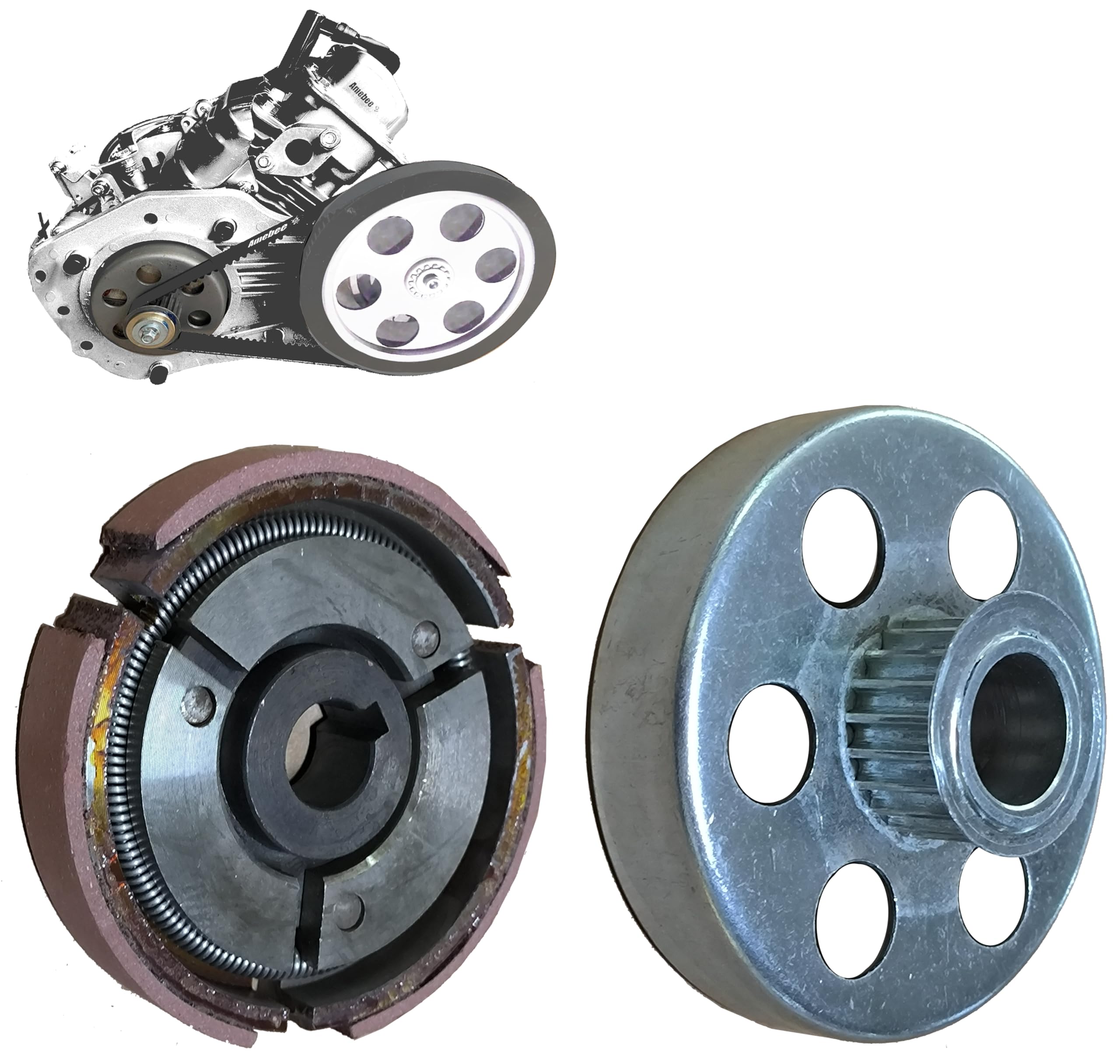 Amazon.com: Amebee Universal Bike Engine Clutch Plate 100cc 4