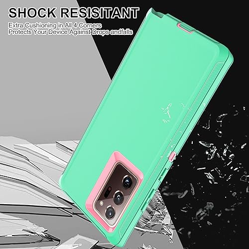 Miniatura 6 de Funda para Note 20 Ultra, Galaxy Note 20 Ultra con protector de pantalla de TPU flexible autorreparable (paquete de 2), funda de protección 3 en 1