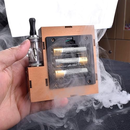 Miniatura 3 de Costronica - Máquina de humo de bolsillo, mini máquina portátil de humo de madera para DJ, fiesta y actuación