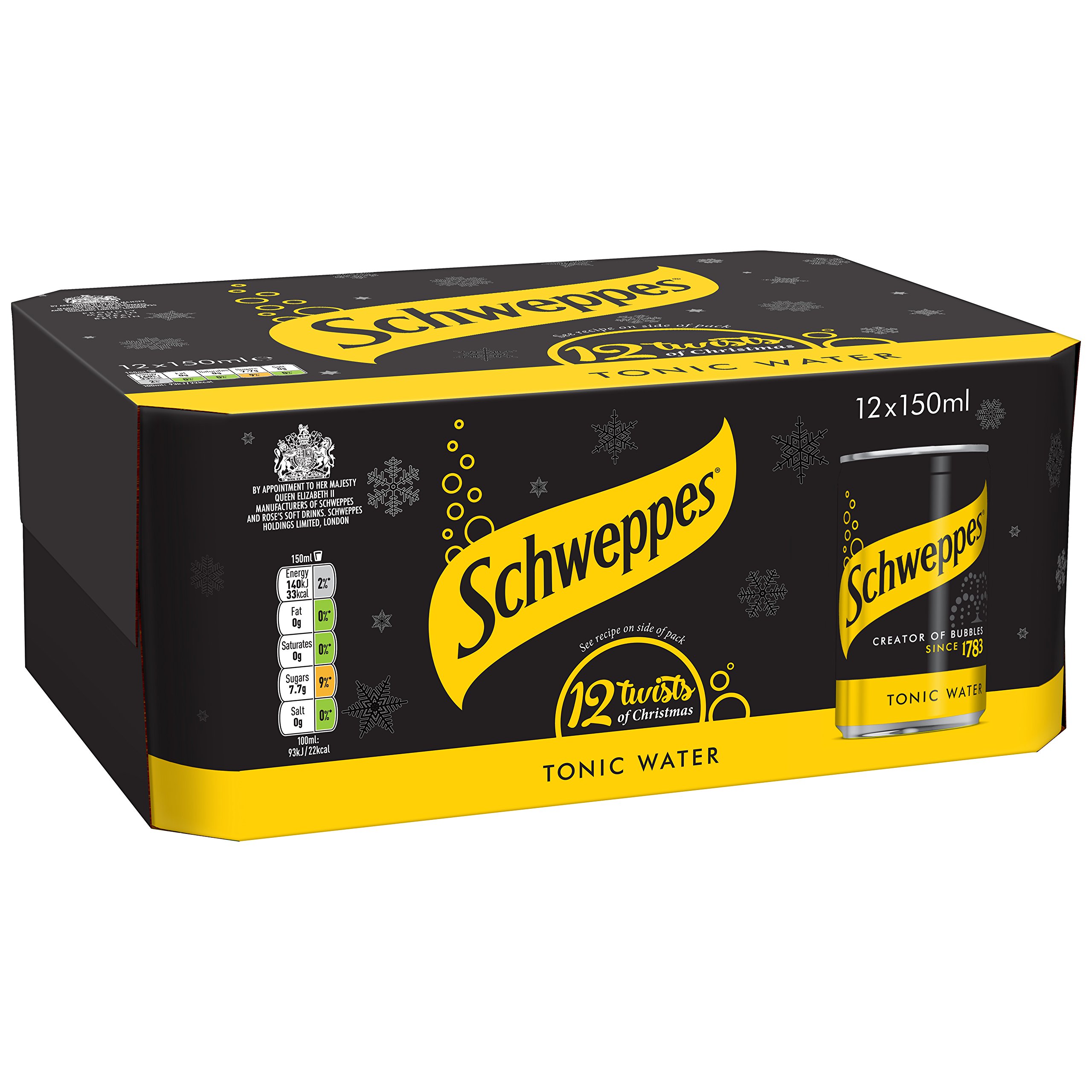 Schweppes Tonic Water 12 x 150ml