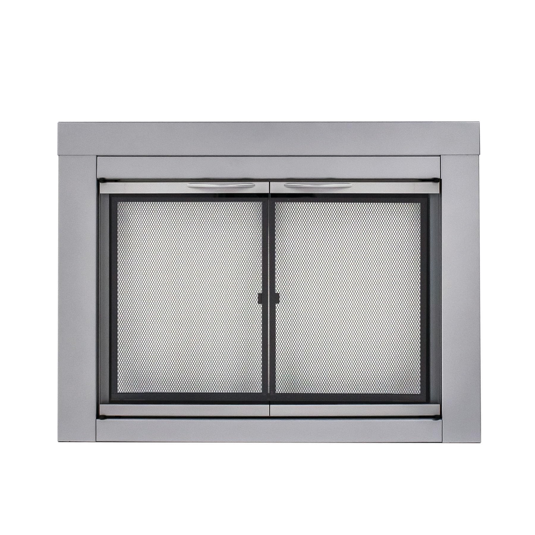 Pleasant Hearth Alpine Collection Fireplace Glass Door