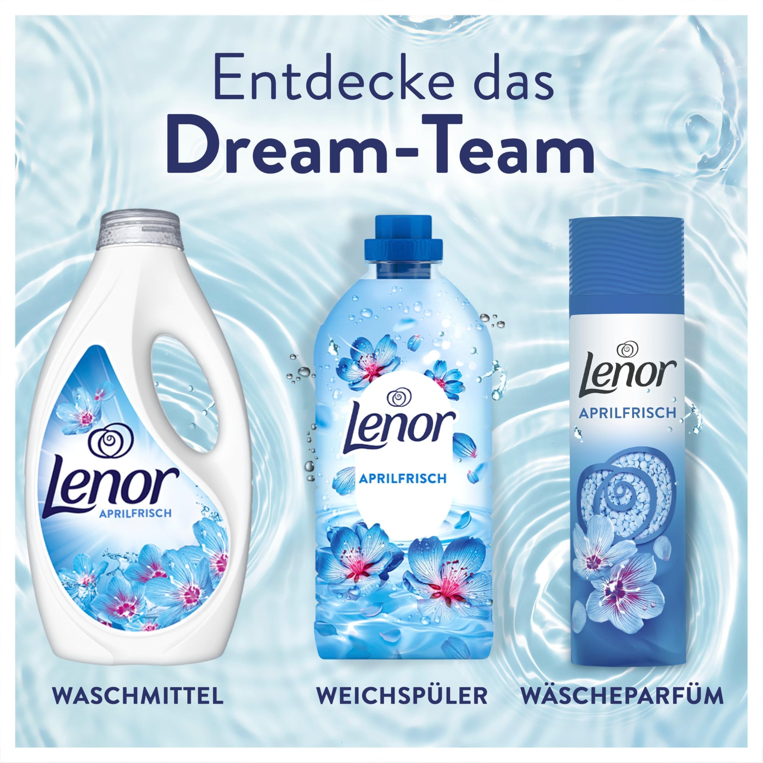 Lenor Weichspüler 12x38 Waschladungen, Aprilfrisch, 24H “Wie Frisch Geduscht“ Gefühl