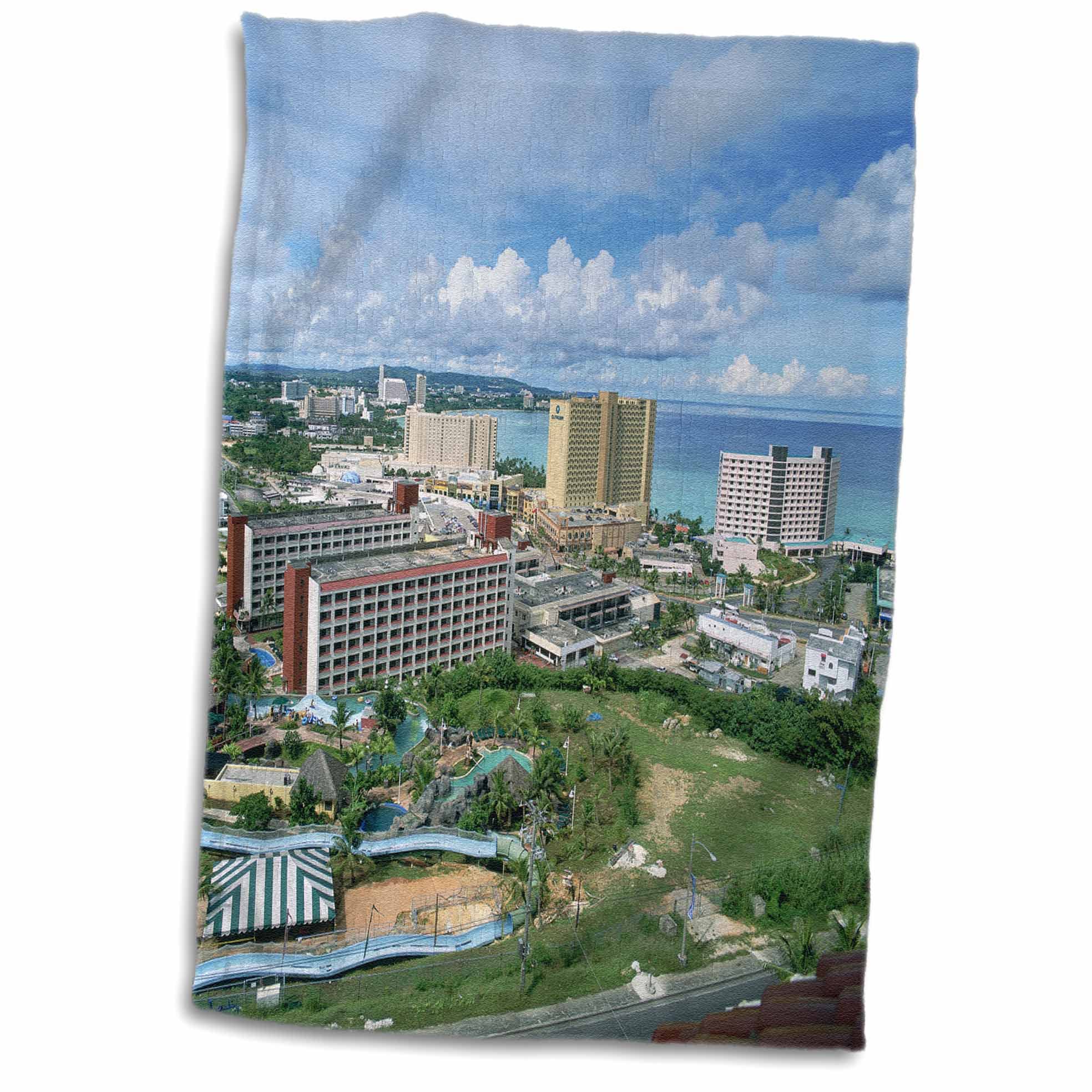 3dRose15x22 Hand Towel - Tumon Bay, Guam, Micronesia - OC18 DPB0037 - Douglas Peebles Guam