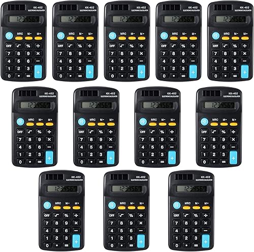 Calculadoras de tamaño de bolsillo calculadora de pantalla en ángulo de 8 dígitos calculadora estándar básica calculadora de escritorio pequeña para