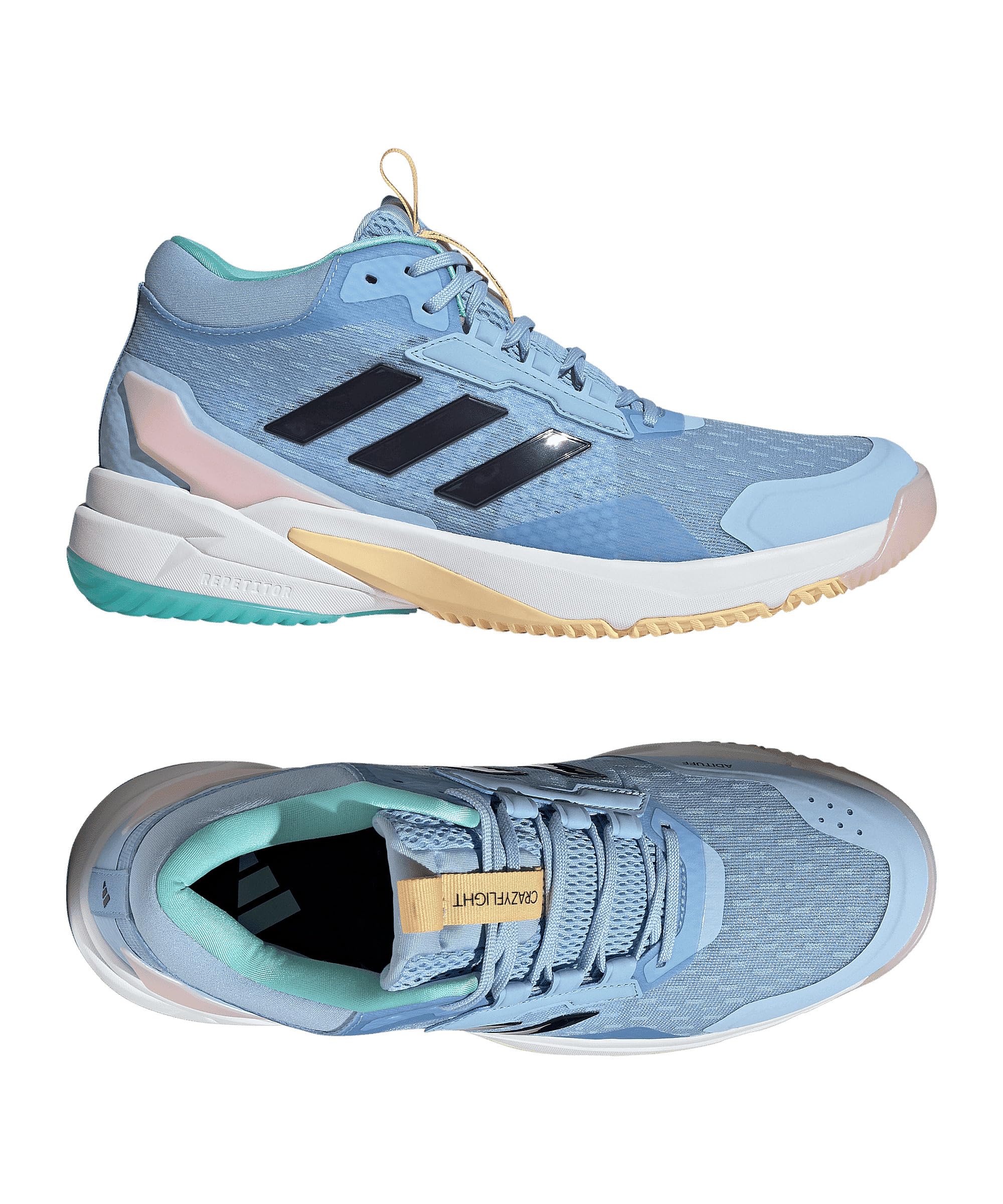 adidas Performance Crazyflight 6 Mid Damen Weiß blau, 41 1/3 Damen