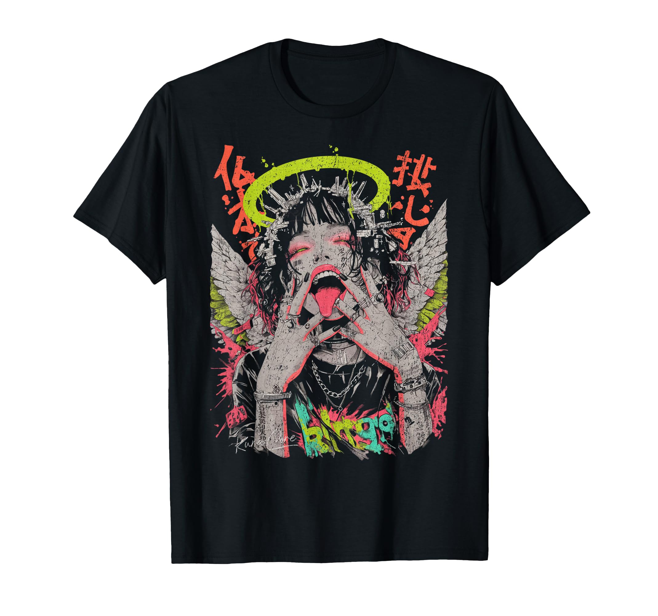XLサイズ アニメスタイル Tシャツ 鬼滅の刃 Tシャツ XLサイズ 黒 煉獄杏寿郎 無限列車編 アニメT