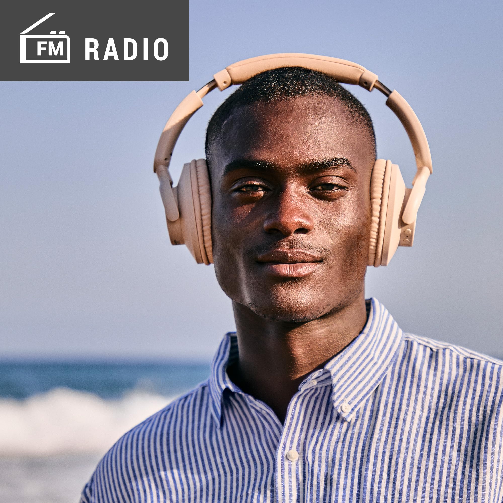 Energy Sistem RadioPlay Cuffie Bluetooth (plastica riciclata GRS, Bluetooth 5.4, 20 ore di batteria, archetto regolabile, design pieghevole, radio FM, micro SD MP3 Player, assistente vocale)