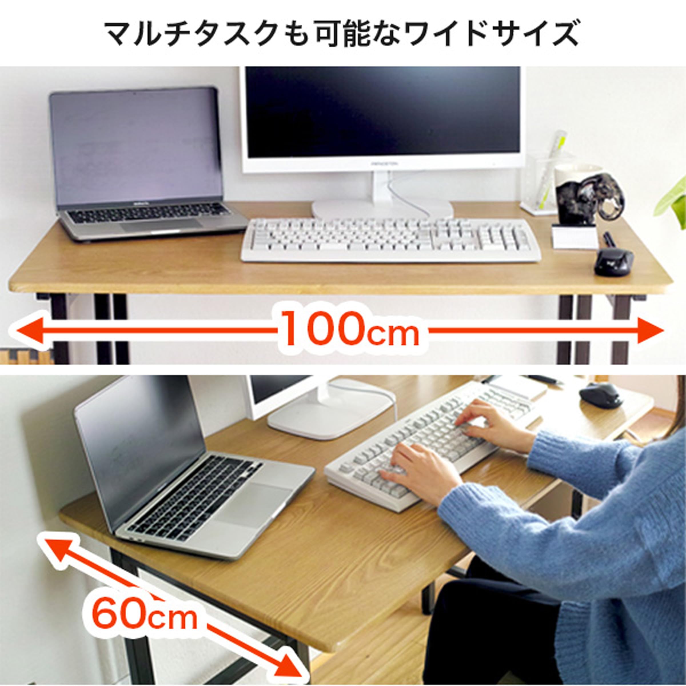 Amazon.co.jp: North Orange 折りたたみ デスク 簡単 すぐ使える完成品