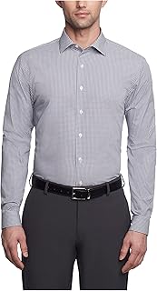 Mens Dress Shirt Slim Fit Checks and Stripes (Patterned)
