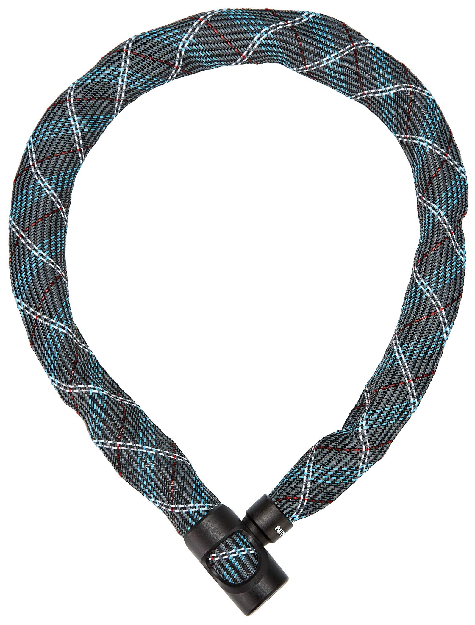 ABUSIVERA Chain 7210 Chain Lock - Bicycle Lock with Highly Flexible IvyTex Synthetic Fibre Coating - ABUS Security Level 8