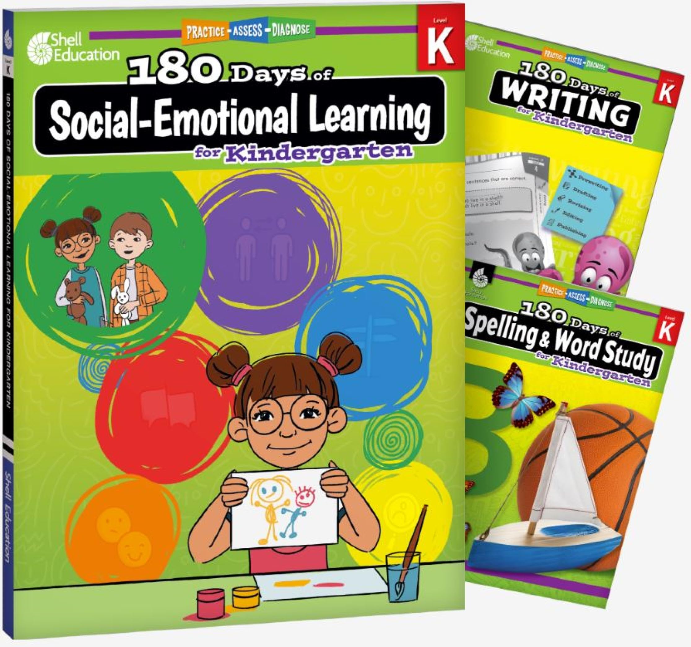 Snapklik.com : Shell Education 180 Days Social-Emotional Learning