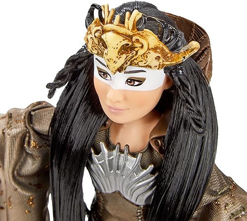 Miniatura 10 de Disney Princess Muñecas Mulan y Xianniang con casco, armadura y espada, inspiradas en la película de Mulan, juguete para niños y coleccionistas